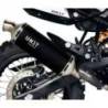 Kit d'échappement complet en acier inoxydable noir royal enfield himalayan 450 (à partir de 2024)