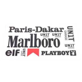 Stickers sport automobile paris dakar
