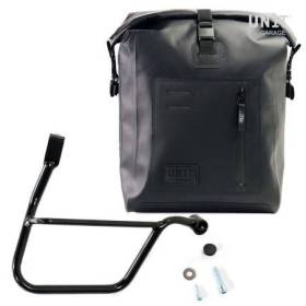Valise latérale khali tpu + sous-châssis droit triumph street 900 (2017 à maintenant)