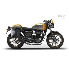 Valise latérale khali tpu + sous-châssis droit triumph street 900 (2017 à maintenant)