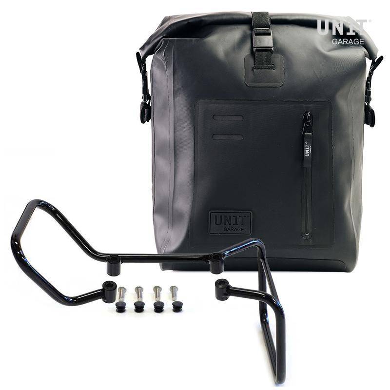 Sacoche latérale khali tpu + cadre husqvarna vitpilen 701