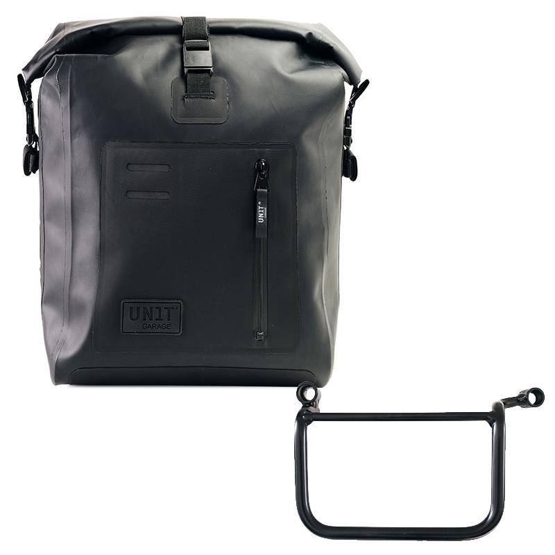 Sacoche latérale khali en tpu + cadre royal enfield himalayan 450 (à partir de 2024) gauche