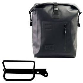 Sacoche latérale khali en tpu + cadre droit royal enfield