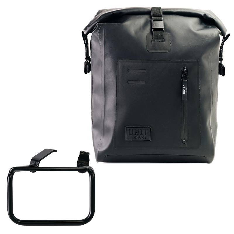 Sacoche latérale khali en tpu + cadre droit de la bmw r12 g/s
