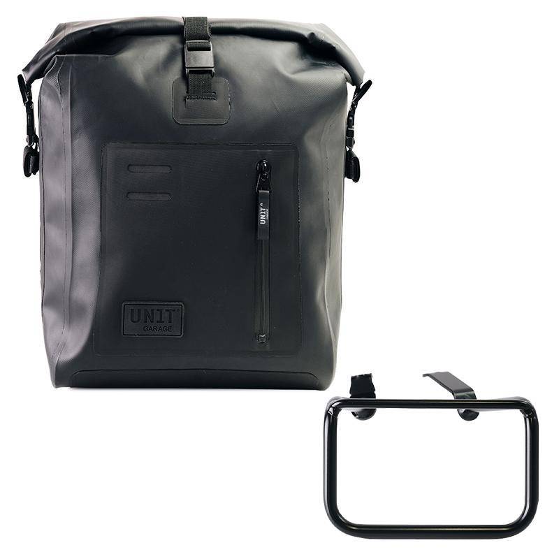 Sacoche latérale khali en tpu + cadre gauche de la bmw r12 g/s
