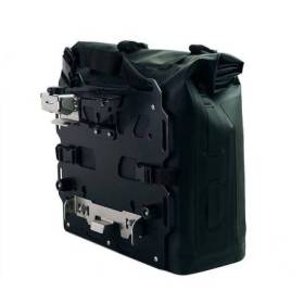 Sacoche latérale khali en tpu 35l - 45l + plaque aluminium côté silencieux