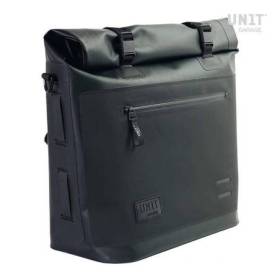 Sacoche latérale khali en tpu 35l - 45l + plaque aluminium côté silencieux