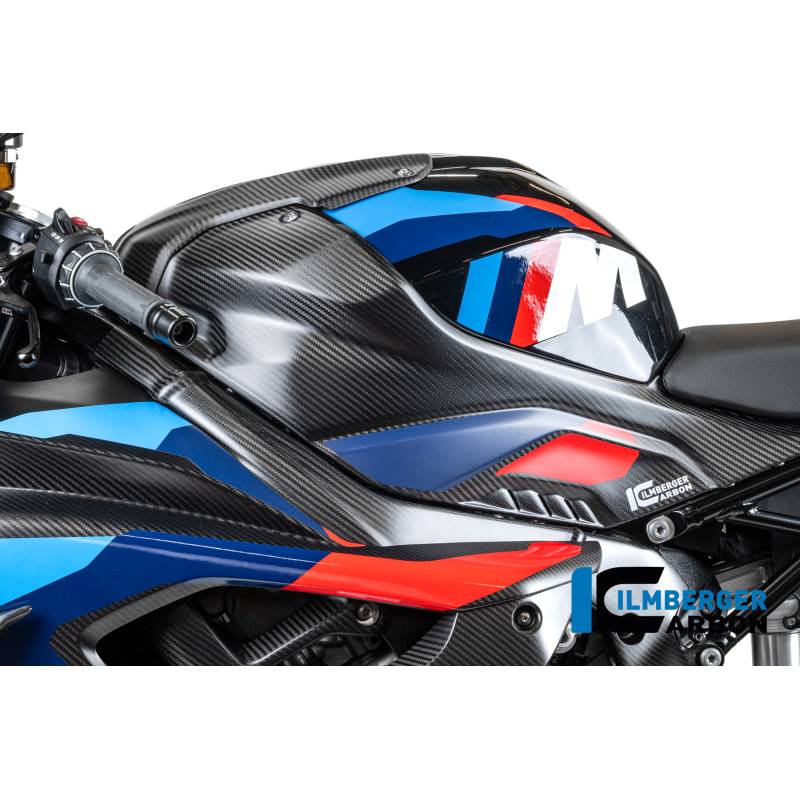 Cache latéral gauche du réservoir avec insert de cache latéral BMW S 1000 RR à partir de 2019 Ilmberger Carbon Cache latéral gauche du réservoir avec insert de cache latéral BMW S 1000 RR à partir de 2019 Ilmberger Carbon