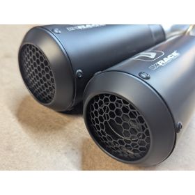 ECHAP.(PAIRE) MK2 SERIES BLACK - INDIAN FTR 1200 S / FTR 1200 R - IXRACE