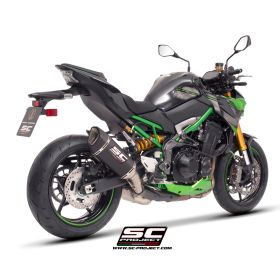 Silencieux carbone homologué Kawasaki Z900 A2 2020-2024 / SC1-R SC Project K25C-T90C