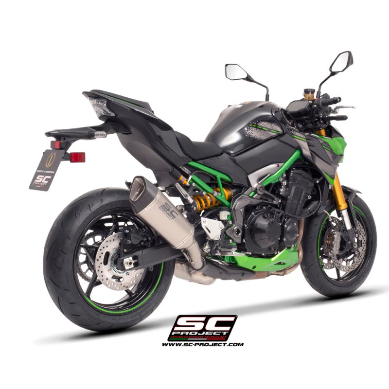 Silencieux titane homologué Kawasaki Z900 A2 2020-2024 / SC Project K25C-T90T