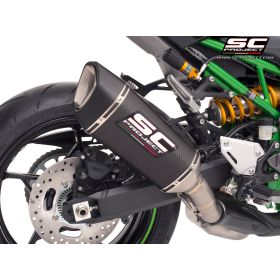Silencieux carbone homologué Kawasaki Z900 2020-2024 / SC Project K34B-T90C