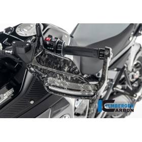Protection main haute clignotant gauche brillant BMW R1300GS Black DiamondIlmberger Carbon