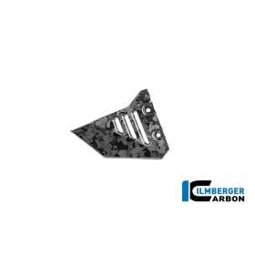 Cache triangle avant cadre gauche brillant BMW R1300GS Adv Black DiamondIlmberger Carbon