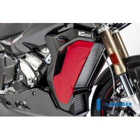 Cache radiateur (complet) côté droit BMW S1000XR - Ilmberger Carbon
