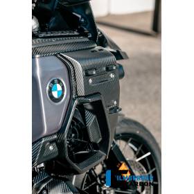 Cache réservoir supérieur droit carbone mat BMW R1300GS Adv - Ilmberger Carbon