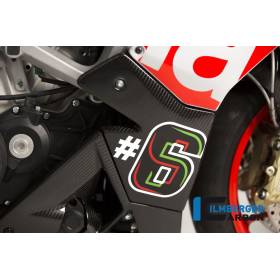 Sabot moteur 3 pièces pour Aprilia Tuono V4 Carbon jusqu'en 2016 APRILIA Tuono V4 (11-) - Ilmberger Carbon