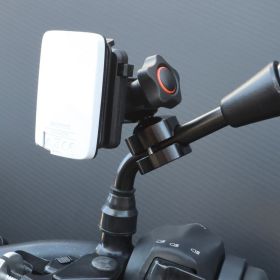Support Smartphone Moto Universel Chaft – Fixation Tige de Rétroviseur
