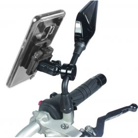 Support Smartphone Moto Universel Chaft – Fixation Tige de Rétroviseur