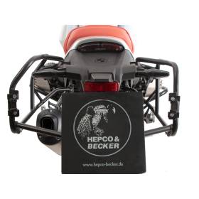 Support avec valises latérales BMW R 12 G/S - Hepco-Becker Xplorer Alu