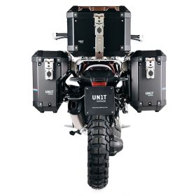 Top case atlas aluminium 36l + porte-bagages arrière BMW R12G/S - Unit Garage