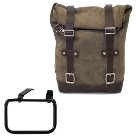 Sac à croûte en cuir 10l-14l + cadre droitBMW R12G/S - Unit Garage