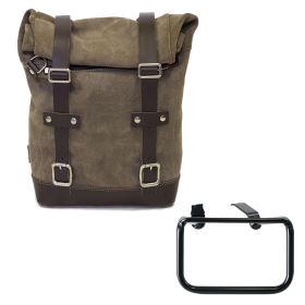 Sac à croûte en cuir 10l-14l + cadre gaucheBMW R12G/S - Unit Garage