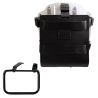 Support de sac en aluminium avec façade en cuir réglable et attache rapide + cadre droitBMW R12G/S - Unit Garage