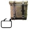 Sacoche latérale scram en croûte de cuir 22l-30l + cadre droitBMW R12G/S - Unit Garage