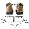 Paire de sacoches latérales cult canvas 40l - 50l + paire de plaques en aluminium + cadres BMW R12G/S - Unit Garage
