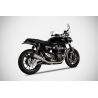 Double silencieux Coniques Triumph Speed Twin 1200 - Thruxton 2021-2023 - ZARD EXHAUST