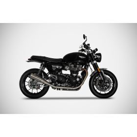 Double silencieux Coniques Triumph Speed Twin 1200 - Thruxton 2021-2023 - ZARD EXHAUST
