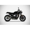 Double silencieux Coniques Triumph Speed Twin 1200 - Thruxton 2021-2023 - ZARD EXHAUST