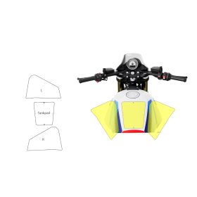 Kit protection de peinture pour réservoir BMW R12 G/S - Wunderlich PremiumShield