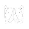 Kit film de protection pour valiseslatérales BMW R12 G/S - Wunderlich PremiumShield