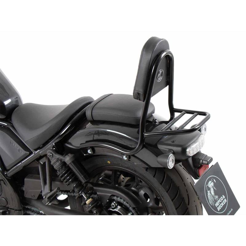 Sissybar avec porte paquet tubulaire Honda CMX1100 Rebel / DCT / SE (25-) - Hepco Becker Sissybar avec porte paquet tubulaire Honda CMX1100 Rebel / DCT / SE (25-) - Hepco Becker