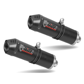 Silencieux homologué KTM 990 SMT / Mivv Oval Carbone - KT.013.L3C