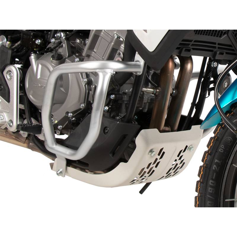 Pare carter CF Moto 450 MT - Hepco Becker Argent Pare carter CF Moto 450 MT - Hepco Becker Argent