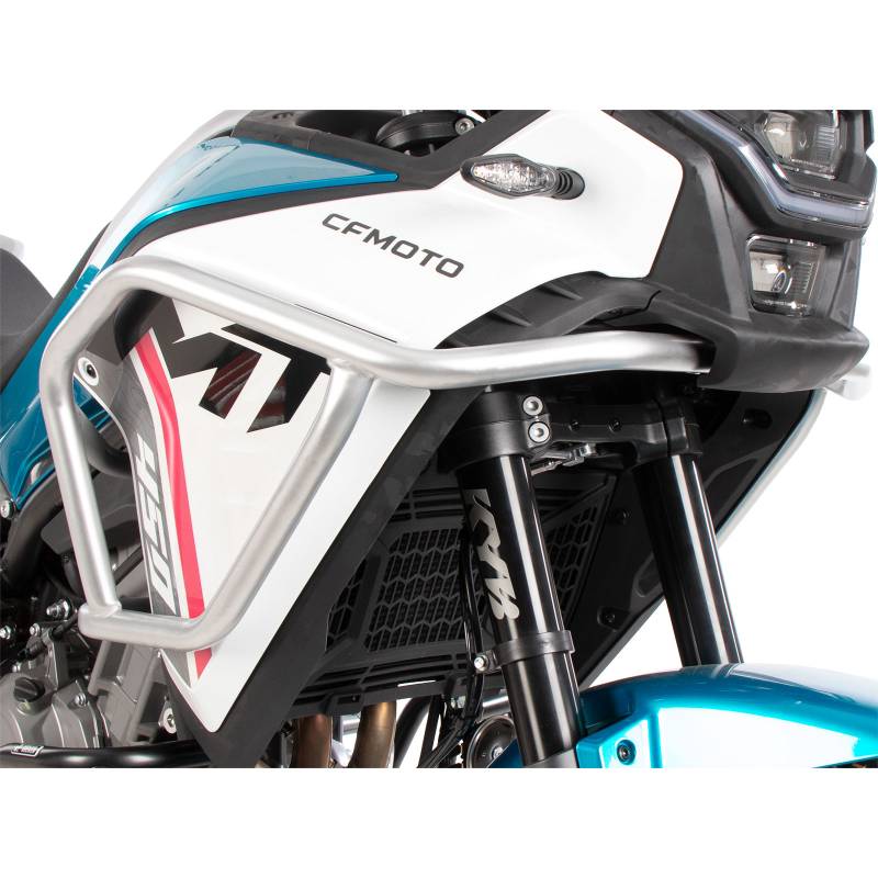 Protection de réservoir CF Moto 450 MT - Hepco Becker Argent Protection de réservoir CF Moto 450 MT - Hepco Becker Argent