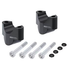 Rehausseur de guidon KTM 990 Duke (24-) - Hepco-Becker 25 mm noir