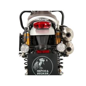Support sacoches Triumph Scrambler 1200XE - Hepco-Becker C-Bow Gauche