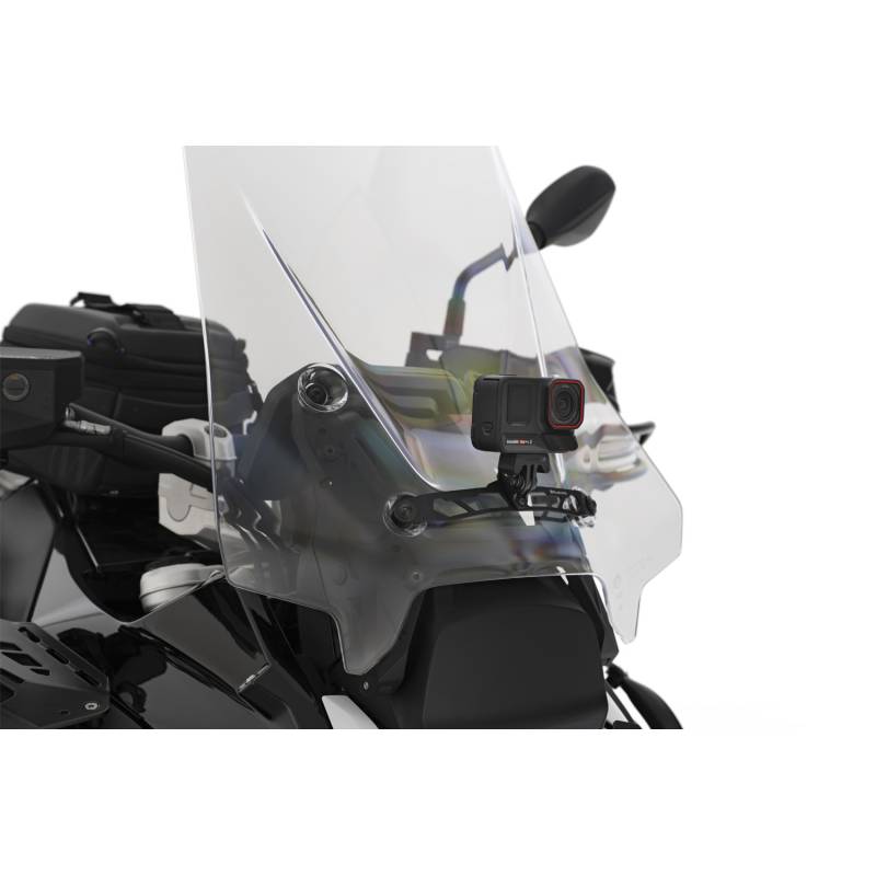 Support caméra d’action BMW R1300GS / Adv pour bulle haute - Wunderlich Support caméra d’action BMW R1300GS / Adv pour bulle haute - Wunderlich