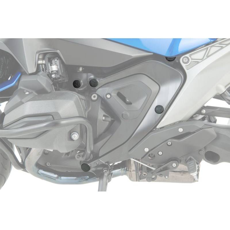 Kit bouchons de cadre BMW R1300R / R1300RS - Wunderlich Kit bouchons de cadre BMW R1300R / R1300RS - Wunderlich