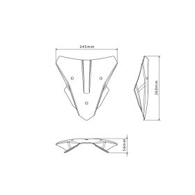 Bulle Honda CB1000 Hornet (2025-) Puig New Generation Sport