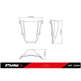 Bulle Yamaha YZF-R9 (2025-) Z-Racing Puig 22284