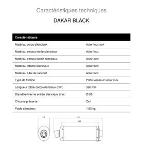 Silencieux homologué Triumph Tiger 900 (2024-) Dakar MIVV T.028.LEKB