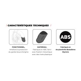 Extension garde-boue avant VOGE 900DSX (2024-) Puig 22562N