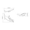 Aileron frontal HONDA CBR600RR (2024+) Puig 22192