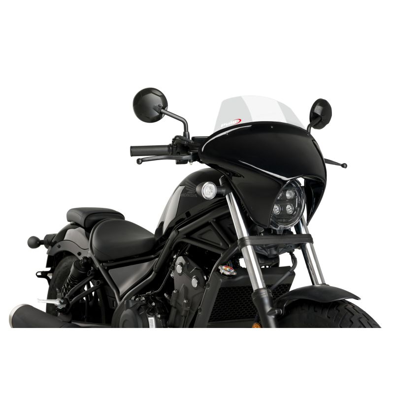 Bulle BATWING SML Touring HONDA CMX 500 REBEL / REBEL 300 - NoirPUIG - Référence 21064 Bulle BATWING SML Touring HONDA CMX 500 REBEL / REBEL 300 - NoirPUIG - Référence 21064