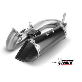 Silencieux Slip-On DELTA RACE MIVV Inox pour DUCATI PANIGALE V2 / Streetfighter V2 (Réf. D.046.LDRB)